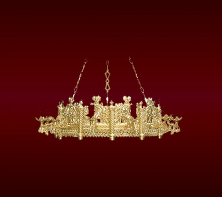 Candelabru Aluminiu cu Horos 12 Becuri