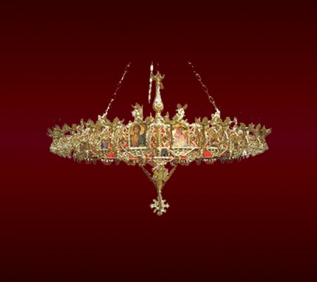 Candelabru Aluminiu cu Horos 43 Becuri