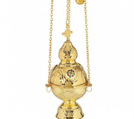 Cadelnita aurita cu Medalioane Email