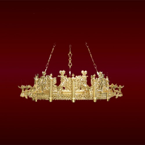 Candelabru Aluminiu cu Horos 12 Becuri